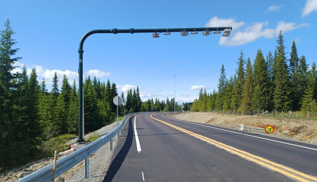 Picture of barrier-free tolling in Norway