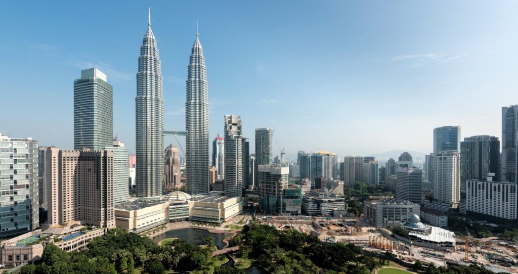 Kuala Lumpur skyline and skyscraper in Malaysia