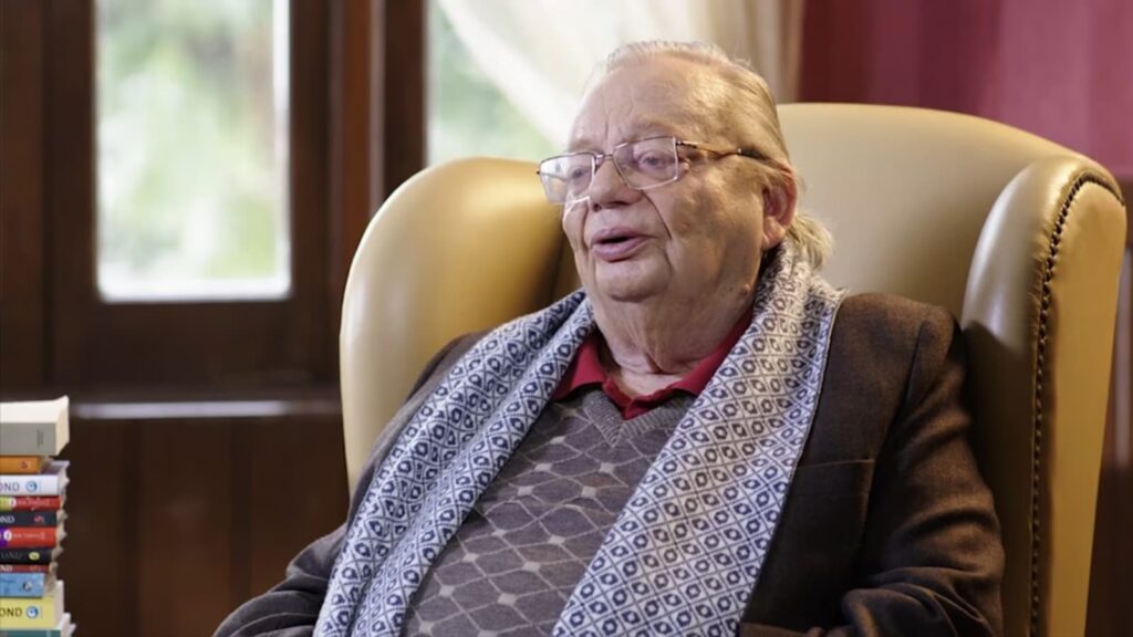 Indian Express Exclusive Interview with Ruskin Bond: Having written over 300 short stories, essays and novels and more than 30 books for children besides several other works, Bond gives a peek into his daily life at 91. (PR Handout)