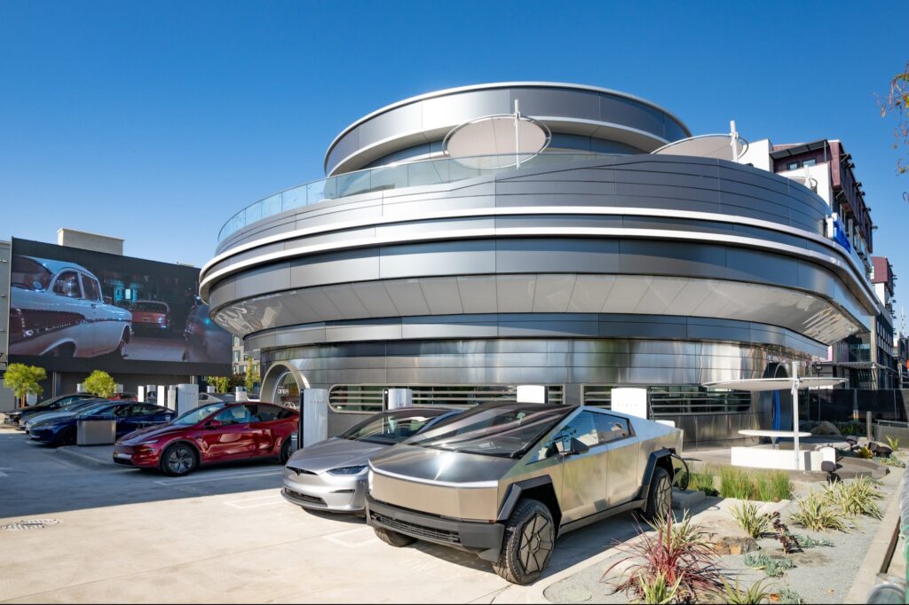Tesla Diner, Drive-in, Supercharging Station Opening: Photos