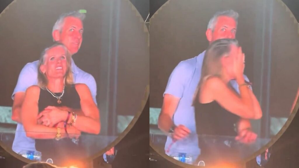 Coldplay’s frontman quipped, “Either they’re having an affair or they’re very shy.”