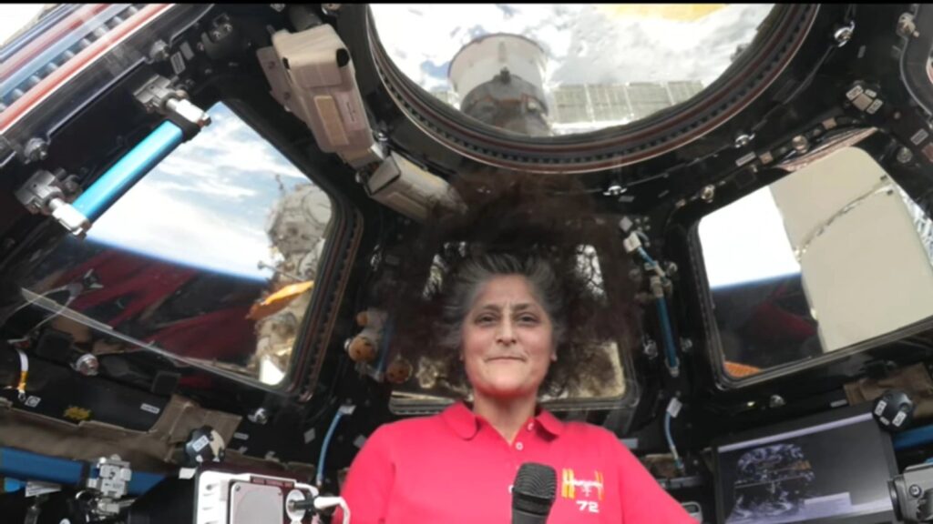 How do astronauts wash their hair in space?
