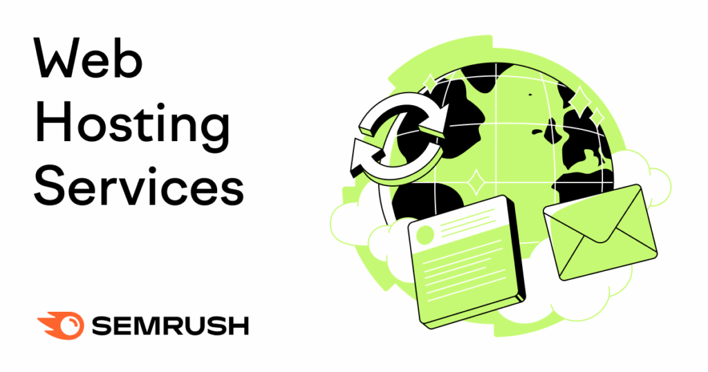 In this example, linked mentions of web hosting services are affiliates.