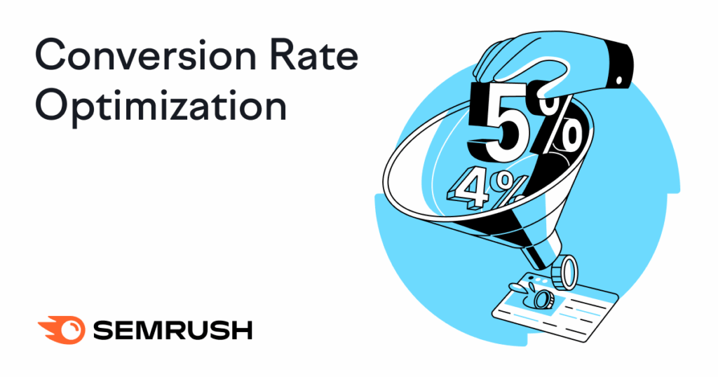 Conversion rate % = (Number of conversions/Number of visitors) * 100