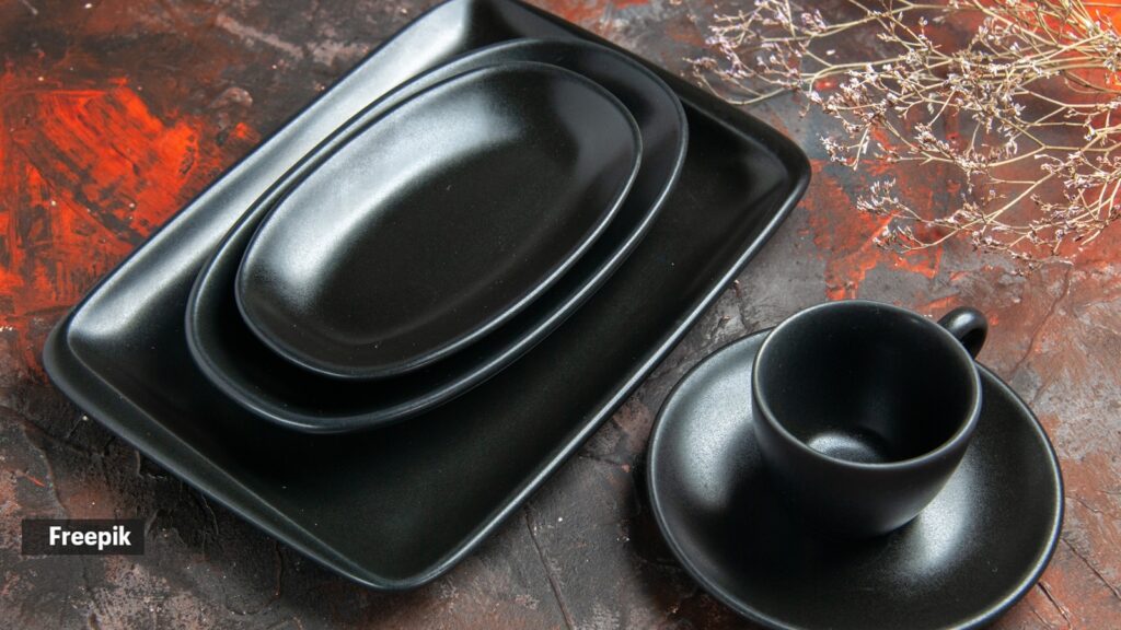 black plastic